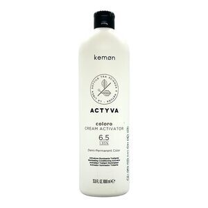 Kemon Actyva Coloro Cream Activator 6.5 Demi-Permanent Color 33.8 Oz